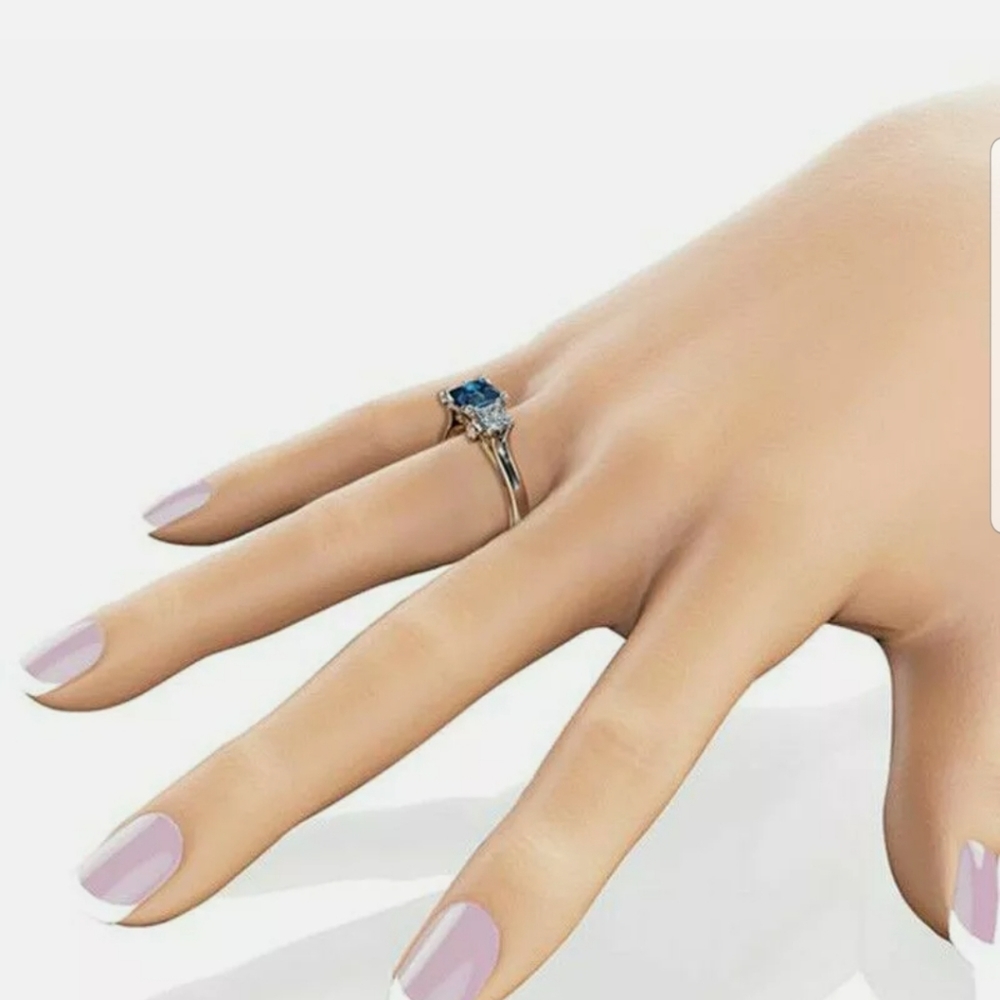 New 18k yellow gold & S925 silver beaitiful ring - Picture 4 of 9
